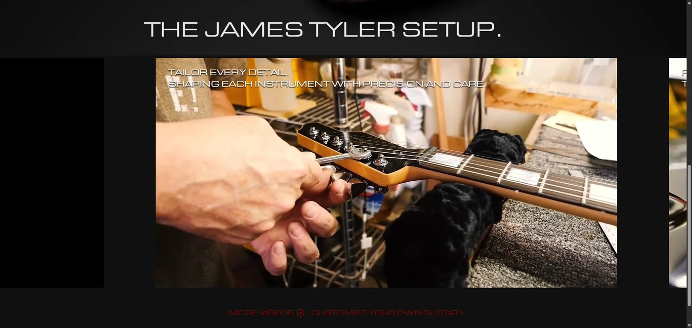 Configurateur de Guitare 3D : Un slider vidéo pour raconter le savoir-faire artisanal